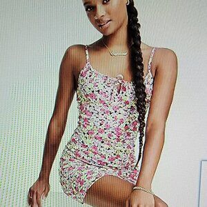 ASOS Petite Tie Front Bodycon Mini Dress - Size 6 - NWT